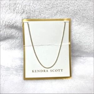Kendra Scott “17 GP Charm Necklace, New